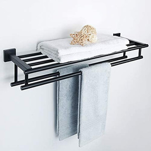 lot 9245 image: Alise 28-Inch Bathroom Lavatory Towel Rack
