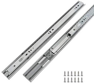 lot 9250 image: Soft Close Drawer Slides 22 Inch Cabinet Drawer Slides