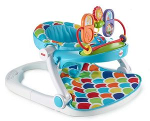 lot 7398 image: Fisher Price Deluxe Sit Me Up Floor Seat