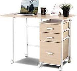 lot 7388 image: Bush Furniture Rolling Laptop Desk