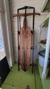 lot 2116 image: Antique Airline Racer Sled