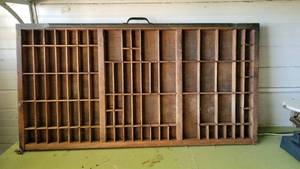 lot 2136 image: Antique Printer Drawer