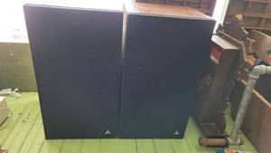 lot 2166 image: Pair of Mistibishu Speakers Model MS-10