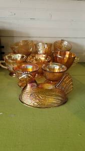 lot 2169 image: Lot of 12 Marigold Dining Pieces