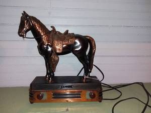 lot 20589 image: Vintage Abbotwares Horse Radio