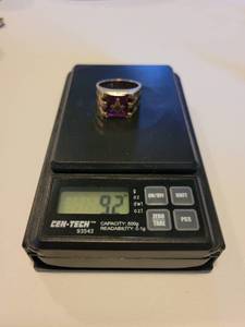 lot 254 image: 10kt Gold Mens Masonic Ring