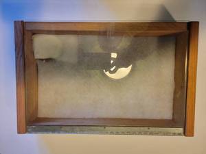 lot 292 image: Wooden Enclosed Display Case