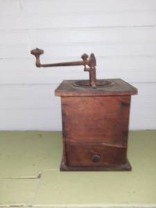 lot 1037 image: Antique Coffee Mill