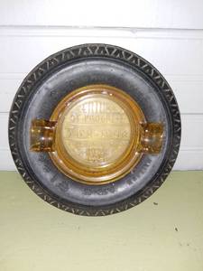 lot 1058 image: Vintage Firestone Tire Ashtray