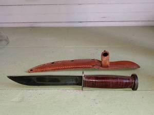 lot 508 image: Knife With Western Boulder Colo. On Blade With Sheath