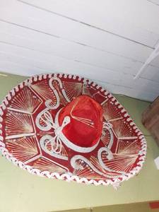 lot 1098 image: Red Pigalle Sombrero