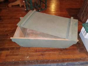 lot 1143 image: Wood Storage Bin