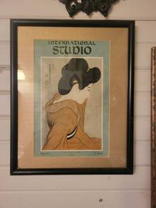 lot 1351 image: Framed International Studio Oriental Portrait