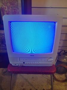 lot 1380 image: RCA VHS All in One TV