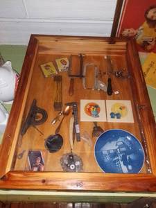 lot 20660 image: Display Case With Contents
