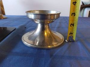 lot 214 image: Wallace Weighted Sterling Candle Holder