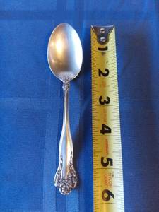 lot 222 image: Antique Sterling Spoon