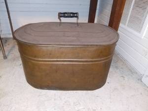 lot 20613 image: Antique Copper Boiler - No Handles