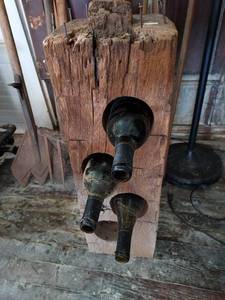 lot 67004 image: Drift Wood Wine Holder - Wine Not Included