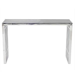 lot 4242 image: Jimco Modway Gridiron Console Table, Silver
