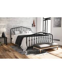 lot 4265 image: Novogratz Bushwick Queen Metal Bed