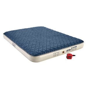 lot 4281 image: Coleman Inflatable Airbed with Zip On Topper & Battery Run Pump, Queen