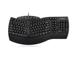lot 4288 image: Perixx Periboard-512 Ergonomic Split Keyboard - Natural Ergonomic Design - Black