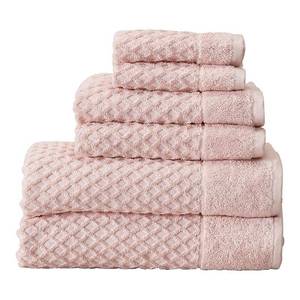 lot 4316 image: Great Bay Home Grayson Jacquard Cotton Bath Towel Collection 6 Pack
