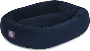 lot 4295 image: Majestic Pet Bed Navy 33x23x9