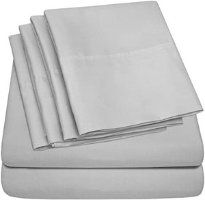 lot 4412 image: Sweet Home Collection King Size Bed Sheets-6 Piece 1500 Thread Count&nbsp