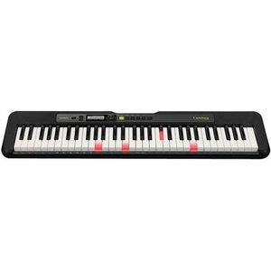 lot 8126 image: Casio Casiotone LK-S250 Lighted 61-Key Digital Keyboard Black