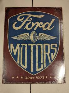 lot 8127 image: Ford Motors Sign