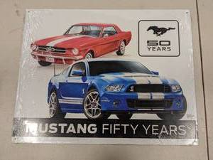 lot 8129 image: Mustang Garage Sign