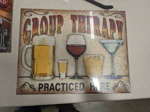 lot 8131 image: Group Therapy Sign