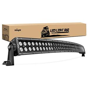 lot 8252 image: Nilight - 71015C-A 50Inch 288W Curved LED Work Light Driving Fog Lamp LED Light Bar Offroad Lighting for SUV UTE ATV Truck 4x4 Boat