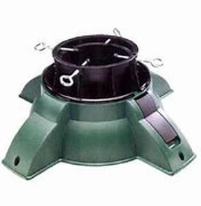 lot 8226 image: 24 Heavy Duty Green Pivot Christmas Tree Stand - For Real Live Trees Up To 9
