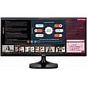 lot 8220 image: LG Full HD IPS UltraWide Monitor, black, 25 (25UM58-P)