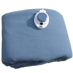 lot 31037 image: Safe and Warm Micro-Fleece Low-Voltage Heated Electric Blanket