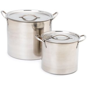 lot 31052 image: Imusa Stainless Steel Stock Pot, 20 Quart