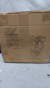lot 31088 image: KOZZHOGAR BARREL END TABLE, SKU BET1515