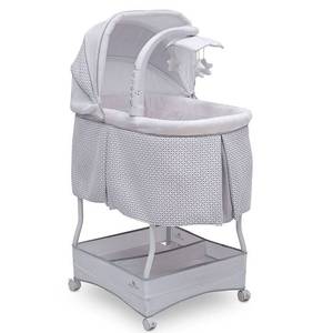 lot 31146 image: Serta iComfort Hands-Free Auto-Glide Bedside Bassinet Portable Crib Features Silent Smooth Gliding Motion That Soothes Baby - Cameron