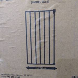 lot 31243 image: CARDINAL GATES 15 GATE EXTENSION FOR XPANDAGATE ( MODEL EX15) WHITE