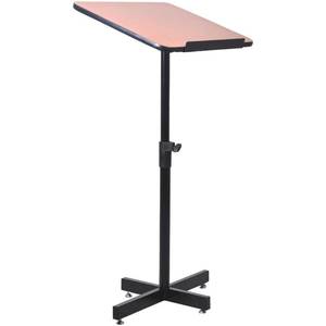 lot 31279 image: Pyle Portable Adjustable Lectern Presentation Podium Stand with Laptop Holder