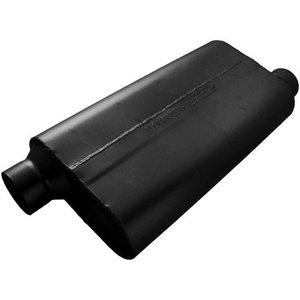 lot 31312 image: Flowmaster 53553 50 Big Block Muffler - 3.50 Offset In  3.50 Offset Out - Mild Sound