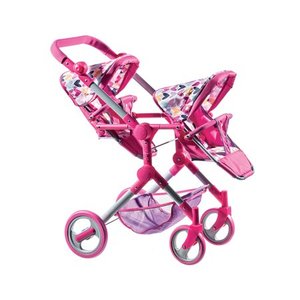 lot 31348 image: Lissi Modern Twin Baby Doll Stroller