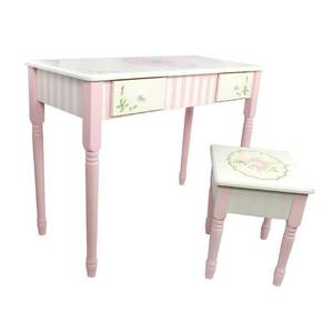 lot 31363 image: Fantasy Fields - Swan Lake Play Vanity Table and Stool set
