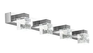 lot 31013 image: LED Crystal Vanity Light 81004T-12W