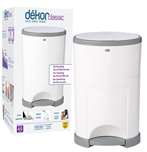 lot 31055 image: Dekor Classic - Small Step Trash Bin - White