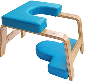 lot 31068 image: Yoga Head Stand Bench - Blue