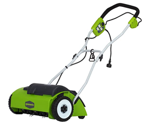 lot 31124 image: GREENWORKS 14 10A ELECTRIC DETHATCHER 27022